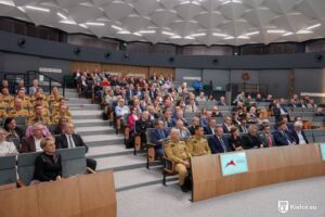 27.11.2025. Kielce. Świętokrzyski Urząd Wojewódzki. Spotkanie poświęcone realizacji Ustawy o ochronie ludności i obronie cywilnej / Fot. Urząd Miasta Kielce