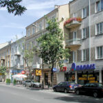 Kielce. Ulica Paderewskiego. 16 sierpnia 2003 roku