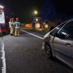 29.11.2025. Obręczna, w powiecie opatowskim. Wypadek / Fot. KPP Opatów