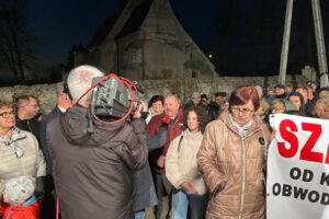 12.11.2025. Dobrowoda. Program „Interwencja” TVP3 Kielce i Radia Kielce / Fot. Arkadiusz Miller - Radio Kielce