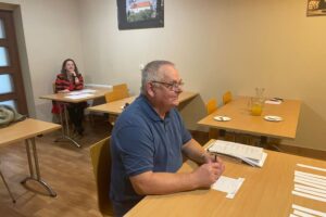 Chcą zostać przewodnikami świętokrzyskimi - Radio Kielce 15.11.2025. Sandomierz. Pierwszy etap egzaminów na przewodnika świętokrzyskiego Polskiego Towarzystwa Turystyczno-Krajoznawczego / Fot. Grażyna Szlęzak-Wójcik - Radio Kielce