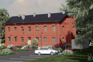 Stara kamienica zyska nowe życie... i lokatorów - Radio Kielce Ostrowiec Świętokrzyski. Wizualizacja remontu kamienicy przy ul. Osadowej / Fot. UM Ostrowiec