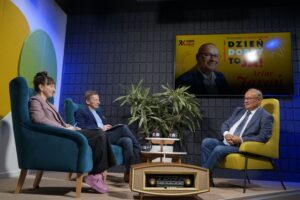 Audycja „Dzień Dobry, to Ja! Rozmowy inne niż wszystkie w Radiu Kielce” – Artur Jaroń / Fot. Karolina Piasecka - Radio Kielce