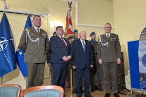 28.11.2025. Kielce. CPdMZ. 104. urodziny Mieczysława Kasińskiego - weterana Batalionów Chłopskich / Fot. Konrad Chruściel - Radio Kielce