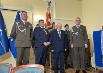 28.11.2025. Kielce. CPdMZ. 104. urodziny Mieczysława Kasińskiego - weterana Batalionów Chłopskich / Fot. Konrad Chruściel - Radio Kielce