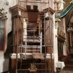 Nowy Korczyn. Sanktuarium. Prace konserwatorskie / Fot. Marta Gajda-Kruk - Radio Kielce