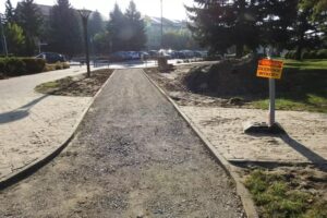 W gminie Połaniec powstaną kolejne ścieżki rowerowe - Radio Kielce Postępy prac przy budowie ścieżki rowerowej od ul. Żapniowskiej do elektrowni / Fot. Urząd Miasta i Gminy w Połańcu