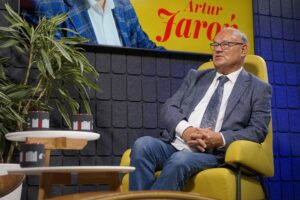 Audycja „Dzień Dobry, to Ja! Rozmowy inne niż wszystkie w Radiu Kielce” – Artur Jaroń / Fot. Karolina Piasecka - Radio Kielce