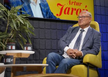 Audycja „Dzień Dobry, to Ja! Rozmowy inne niż wszystkie w Radiu Kielce” – Artur Jaroń / Fot. Karolina Piasecka - Radio Kielce