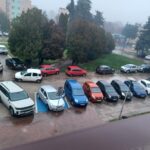 17.11.2025. Kazimierza Wielka. Parking / Fot. Marta Gajda-Kruk - Radio Kielce