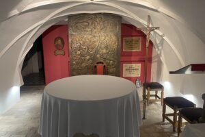 Sandomierz. Katedra. Podziemia katedry w Sandomierzu / Fot. Grażyna Szlęzak-Wójcik - Radio Kielce