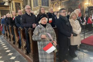 11.11.2025. Sandomierz. Święto Niepodległości. Msza święta w intencji ojczyzny w bazylice katedralnej / Fot. Grażyna Szlęzak-Wójcik – Radio Kielce