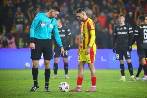 29.11.2025. Kielce. Mecz Korona Kielce - Cracovia Kraków / Fot. Wiktor Taszłow - Radio Kielce