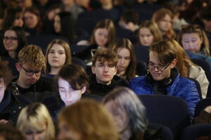 02.12.2025. Kielce. Spotkanie z dr Michałem Słowakiem / Fot. Wiktor Taszłow - Radio Kielce