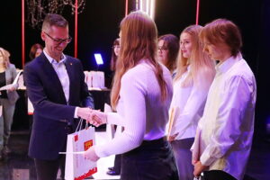 02.12.2025. Kielce. Wręczenie Stypendiów Miasta Kielce / Fot. Wiktor Taszłow - Radio Kielce