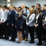 02.12.2025. Kielce. Ślubowanie nowo przyjętych policjantów / Fot. Wiktor Taszłow - Radio Kielce