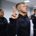 02.12.2025. Kielce. Ślubowanie nowo przyjętych policjantów / Fot. Wiktor Taszłow - Radio Kielce