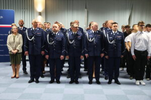 02.12.2025. Kielce. Ślubowanie nowo przyjętych policjantów / Fot. Wiktor Taszłow - Radio Kielce