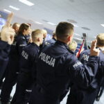 02.12.2025. Kielce. Ślubowanie nowo przyjętych policjantów / Fot. Wiktor Taszłow - Radio Kielce