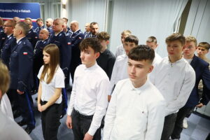 02.12.2025. Kielce. Ślubowanie nowo przyjętych policjantów / Fot. Wiktor Taszłow - Radio Kielce