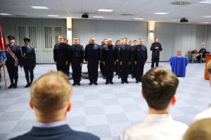 02.12.2025. Kielce. Ślubowanie nowo przyjętych policjantów / Fot. Wiktor Taszłow - Radio Kielce