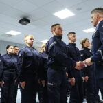 02.12.2025. Kielce. Ślubowanie nowo przyjętych policjantów / Fot. Wiktor Taszłow - Radio Kielce