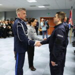 02.12.2025. Kielce. Ślubowanie nowo przyjętych policjantów / Fot. Wiktor Taszłow - Radio Kielce