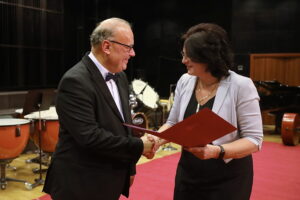 04.12.2025. Kielce. Jubileusz 80-lecia istnienia szkoły muzycznej w Kielcach / Fot. Wiktor Taszłow - Radio Kielce