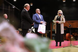 04.12.2025. Kielce. Jubileusz 80-lecia istnienia szkoły muzycznej w Kielcach / Fot. Wiktor Taszłow - Radio Kielce