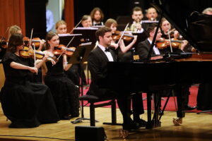 04.12.2025. Kielce. Jubileusz 80-lecia istnienia szkoły muzycznej w Kielcach / Fot. Wiktor Taszłow - Radio Kielce