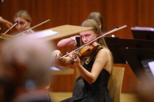 04.12.2025. Kielce. Jubileusz 80-lecia istnienia szkoły muzycznej w Kielcach / Fot. Wiktor Taszłow - Radio Kielce