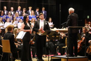 04.12.2025. Kielce. Jubileusz 80-lecia istnienia szkoły muzycznej w Kielcach / Fot. Wiktor Taszłow - Radio Kielce