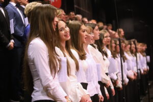 04.12.2025. Kielce. Jubileusz 80-lecia istnienia szkoły muzycznej w Kielcach / Fot. Wiktor Taszłow - Radio Kielce