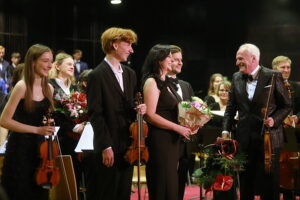 04.12.2025. Kielce. Jubileusz 80-lecia istnienia szkoły muzycznej w Kielcach / Fot. Wiktor Taszłow - Radio Kielce