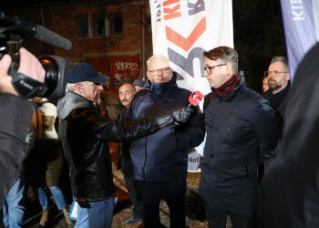 05.11.2025. Kielce. Interwencja Radia Kielce na ulicy Młodej. / Fot. Wiktor Taszłow - Radio Kielce