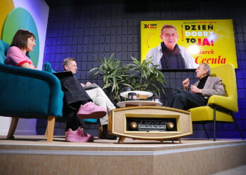Audycja „Dzień Dobry, to Ja! Rozmowy inne niż wszystkie w Radiu Kielce” - Marek Cecuła / Fot. Wiktor Taszłow