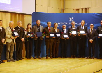 20.11.2025. Kielce. Konferencja Państwowej Inspekcji Pracy / Fot. Wiktor Taszłow - Radio Kielce