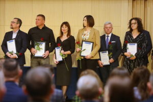 20.11.2025. Kielce. Konferencja Państwowej Inspekcji Pracy / Fot. Wiktor Taszłow - Radio Kielce