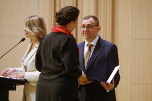 20.11.2025. Kielce. Konferencja Państwowej Inspekcji Pracy / Fot. Wiktor Taszłow - Radio Kielce