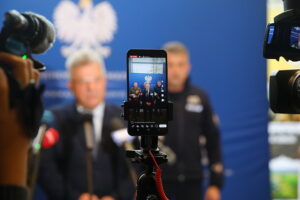 21.11.2025. Kielce. Posiedzenie Wojewódzkiego Zespołu Zarządzania Kryzysowego / Fot. Wiktor Taszłow - Radio Kielce