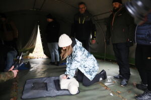 22.11.2025. Kielce. Powszechne dobrowolne szkolenie obronne „wGotowości” / Fot. Wiktor Taszłow - Radio Kielce