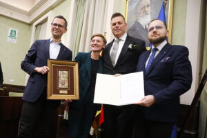 26.11.2025. Kielce. Bertus Servaas Honorowym Obywatelem Kielc / Fot. Wiktor Taszłow - Radio Kielce