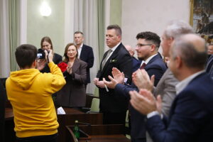 26.11.2025. Kielce. Bertus Servaas Honorowym Obywatelem Kielc / Fot. Wiktor Taszłow - Radio Kielce