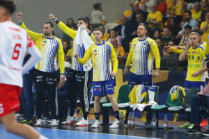 26.11.2025. Kielce. Mecz Ligi Mistrzów Industria Kielce - Dinamo Bukareszt / Fot. Wiktor Taszłow - Radio Kielce