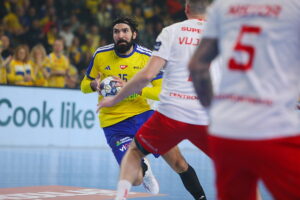 26.11.2025. Kielce. Mecz Ligi Mistrzów Industria Kielce - Dinamo Bukareszt / Fot. Wiktor Taszłow - Radio Kielce