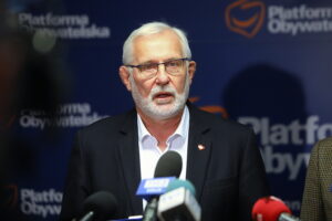 28.11.2025. Kielce. Konfrencja prasowa działaczy KO / Fot. Wiktor Taszłow - Radio Kielce