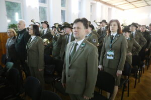 29.11.2025. Zagnańsk. IV Świętokrzyski Konkurs Sygnalistyki Myśliwskiej „Echo Dębu Bartka” / Fot. Wiktor Taszłow - Radio Kielce