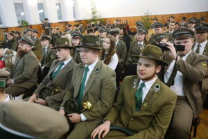 29.11.2025. Zagnańsk. IV Świętokrzyski Konkurs Sygnalistyki Myśliwskiej „Echo Dębu Bartka” / Fot. Wiktor Taszłow - Radio Kielce