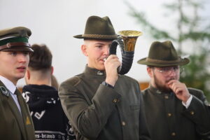 29.11.2025. Zagnańsk. IV Świętokrzyski Konkurs Sygnalistyki Myśliwskiej „Echo Dębu Bartka” / Fot. Wiktor Taszłow - Radio Kielce