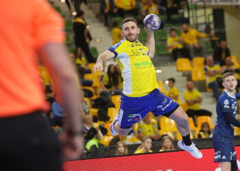 29.11.2025. Kielce. Mecz Stal Mielec - Industria Kielce / Fot. Wiktor Taszłow - Radio Kielce